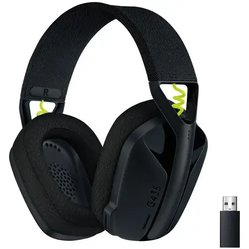 

Наушники с микрофоном Logitech G435 LIGHTSPEED Black (981-001050), Черный