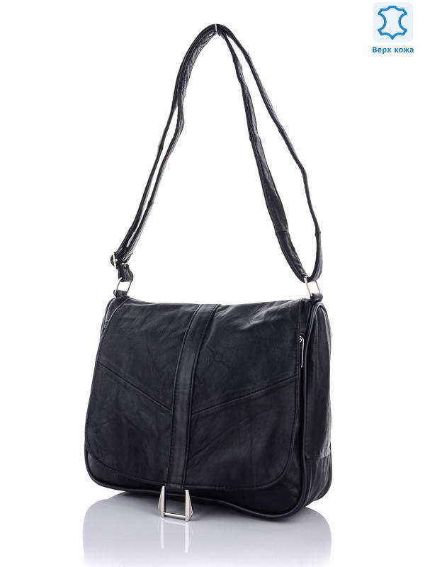

Сумка женская с подкладкой кожа 25×28 "David Bags" недорого оптом от прямого поставщика, Черный