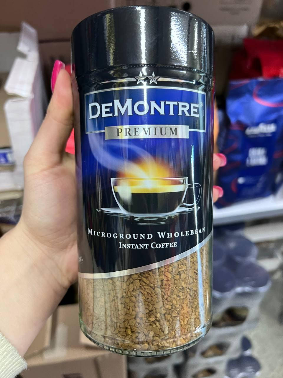 

Кофе ☕️ растворимый "DeMontre Premium" Демонтре Премиум. 200 гр. Германия