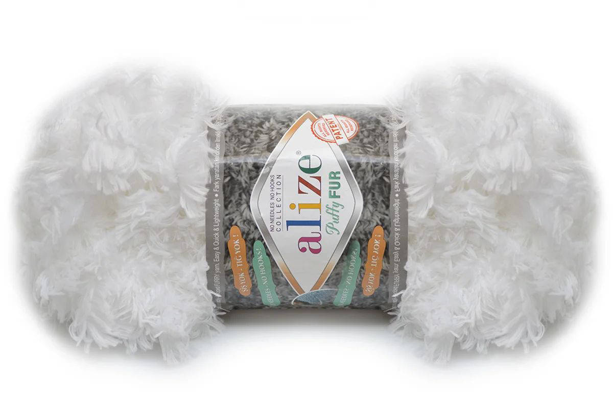 

Alize Puffy Fur, Белый №6100