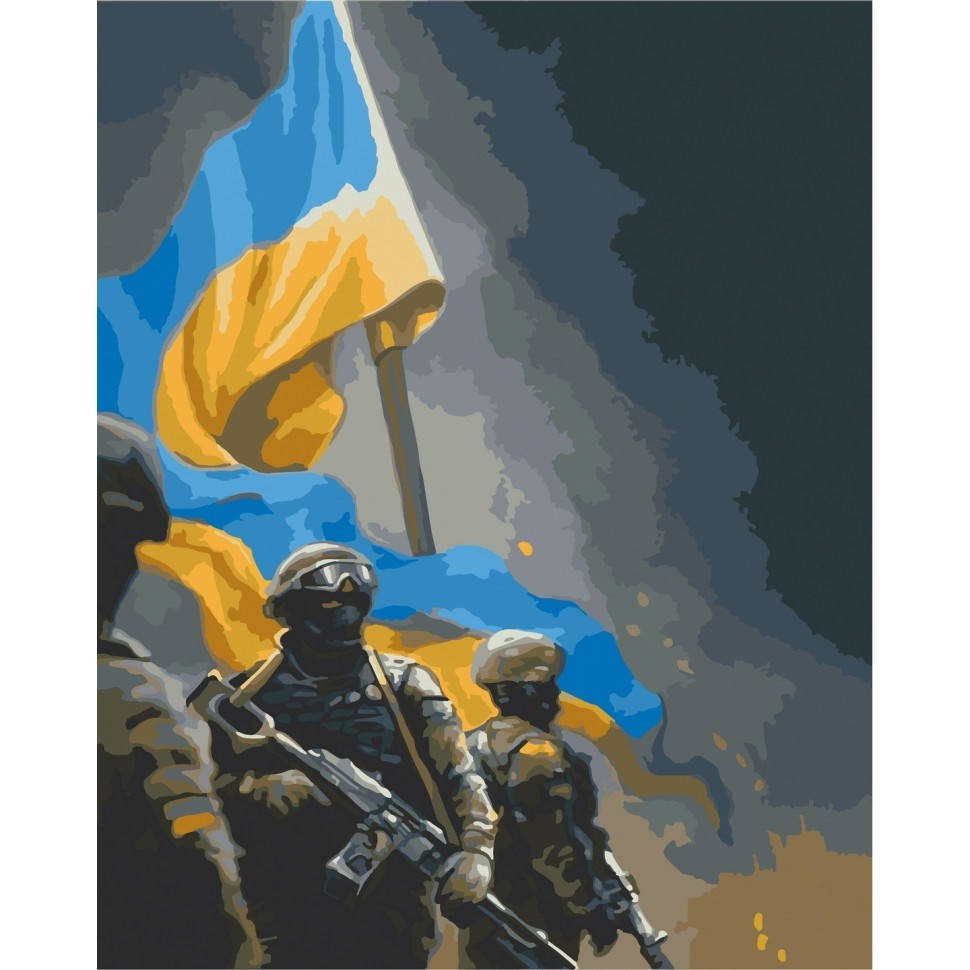 

Картина по номерам - Украинские воины