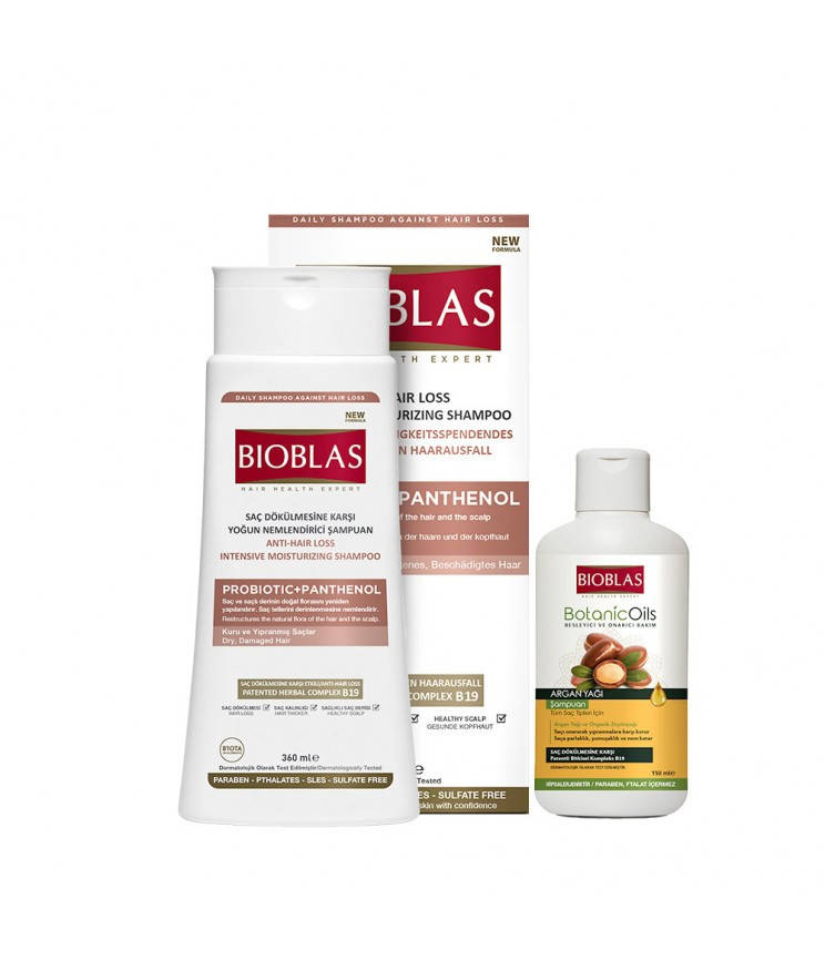 

Шампунь проти випадіння волосся зволожуючий з пробіотиком Bioblas Probiotic+Panthenol 360мл +150 мл (4701032)