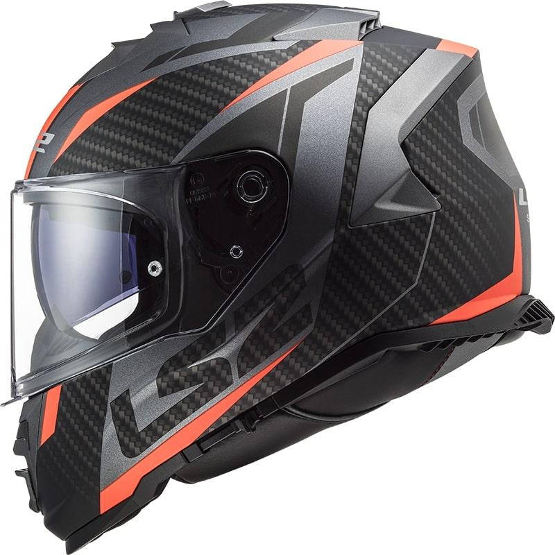 

LS2 FF800 STORM RACER MATT TITANIUM FLUO ORANGE (XS