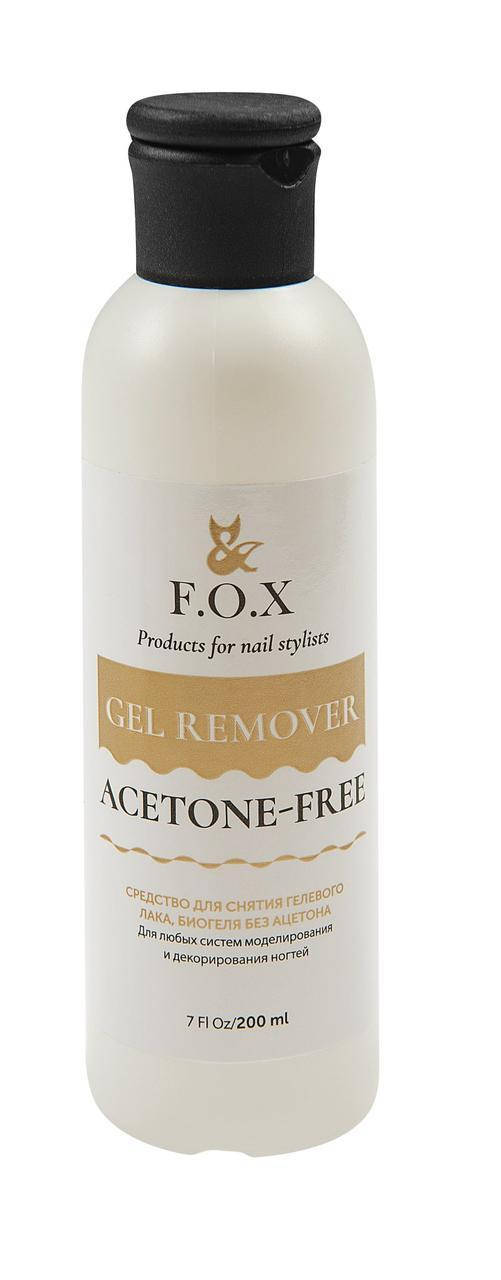 

Средство для снятия гель-лака без ацетона F.O.X Gel Remover Acetone-Free, 200мл