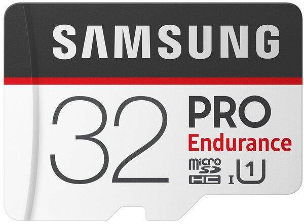

Карта памяти Samsung microSDHC 32GB Class 10 Pro Endurance