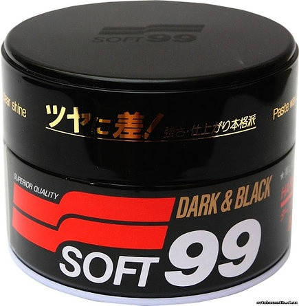 

Полироль SOFT99 DARK & BLACK WAX для темных автомобилей 300 г, Черный