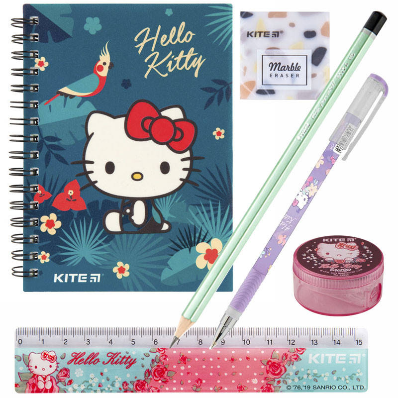 

Набор канцтоваров 6 предм. KITE Hello kitty HK20-000-6