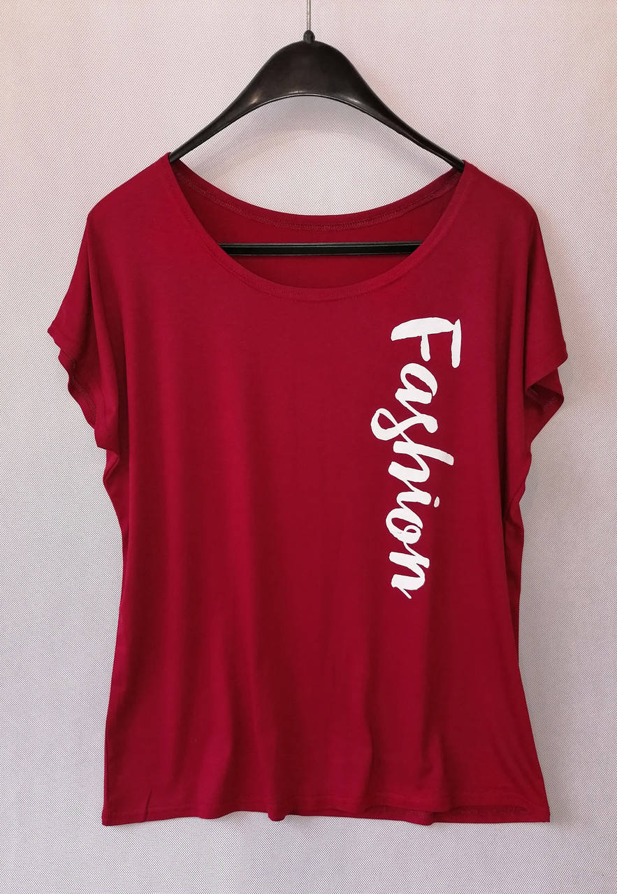 

Женская футболка, вискозная 50-54 размер