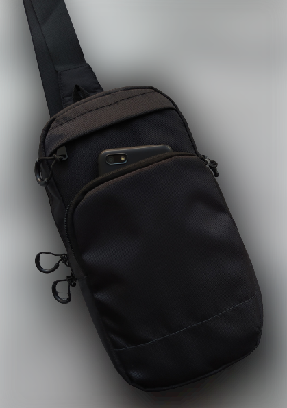 

Мужская сумка-кобура слинг cross body текстильная (oksford 600D), удобная мужская сумка cross body, Черный