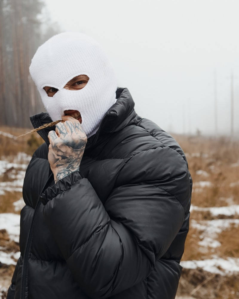 

Балаклава унисекс Пушка Огонь белая
