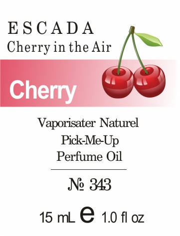 

Парфюмерное масло (343) версия аромата Эскада Cherry in the Air - 15 мл