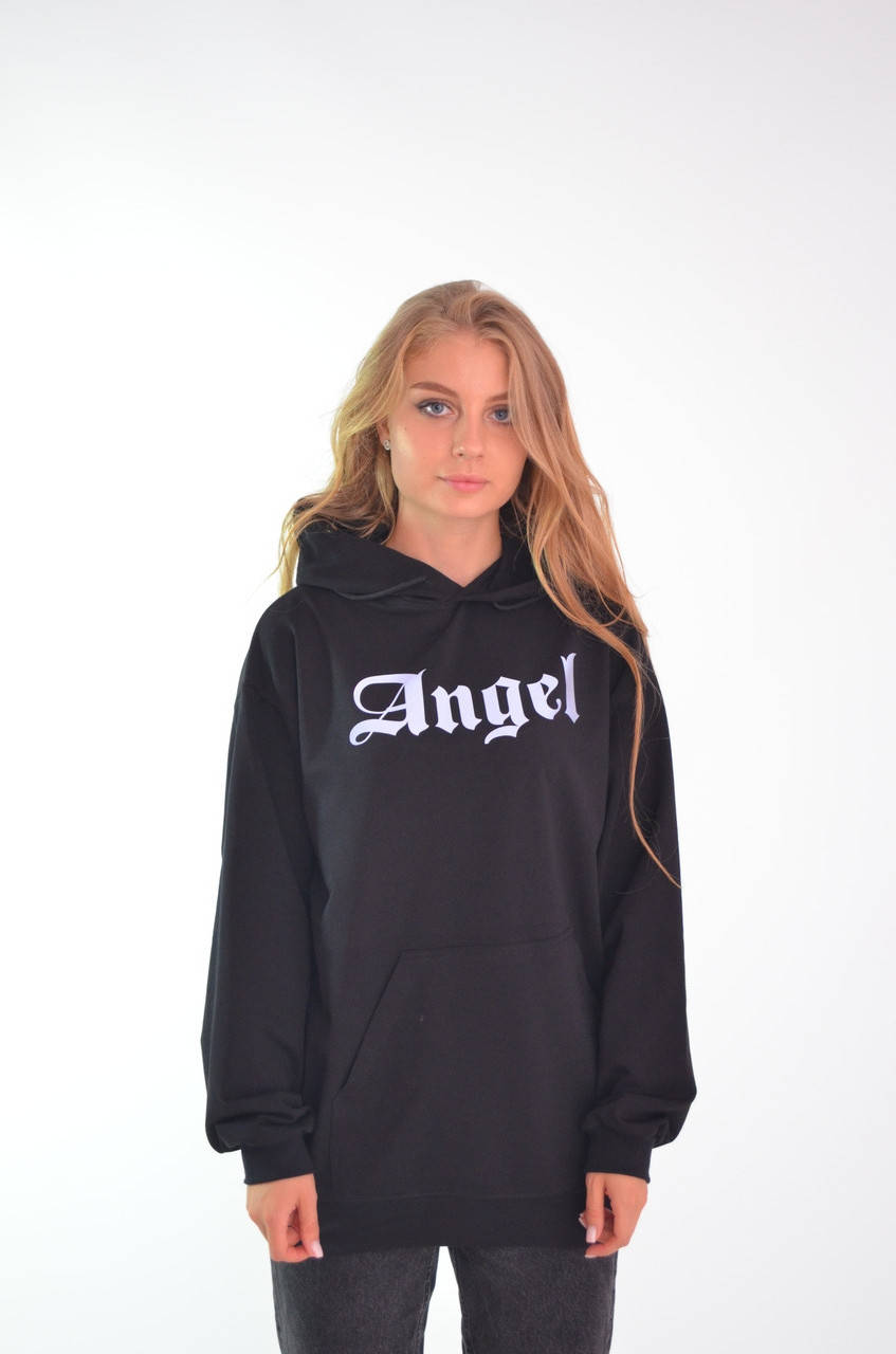

Худи оверсайз унисекс Taboo Kyiv ANGEL reflective, Черный