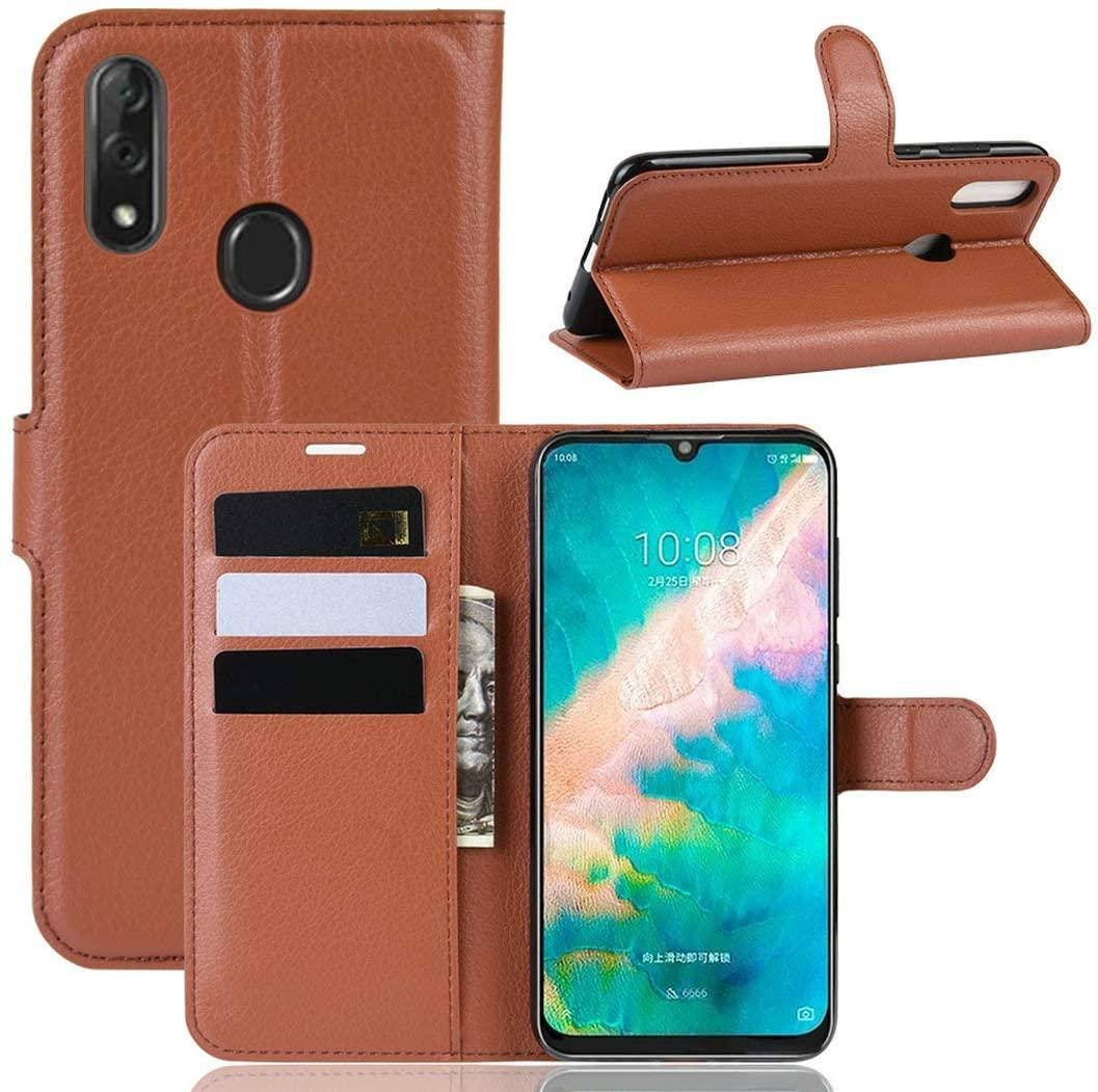 

Чехол IETP для ZTE Blade V10 книжка кожа PU с визитницей коричневый