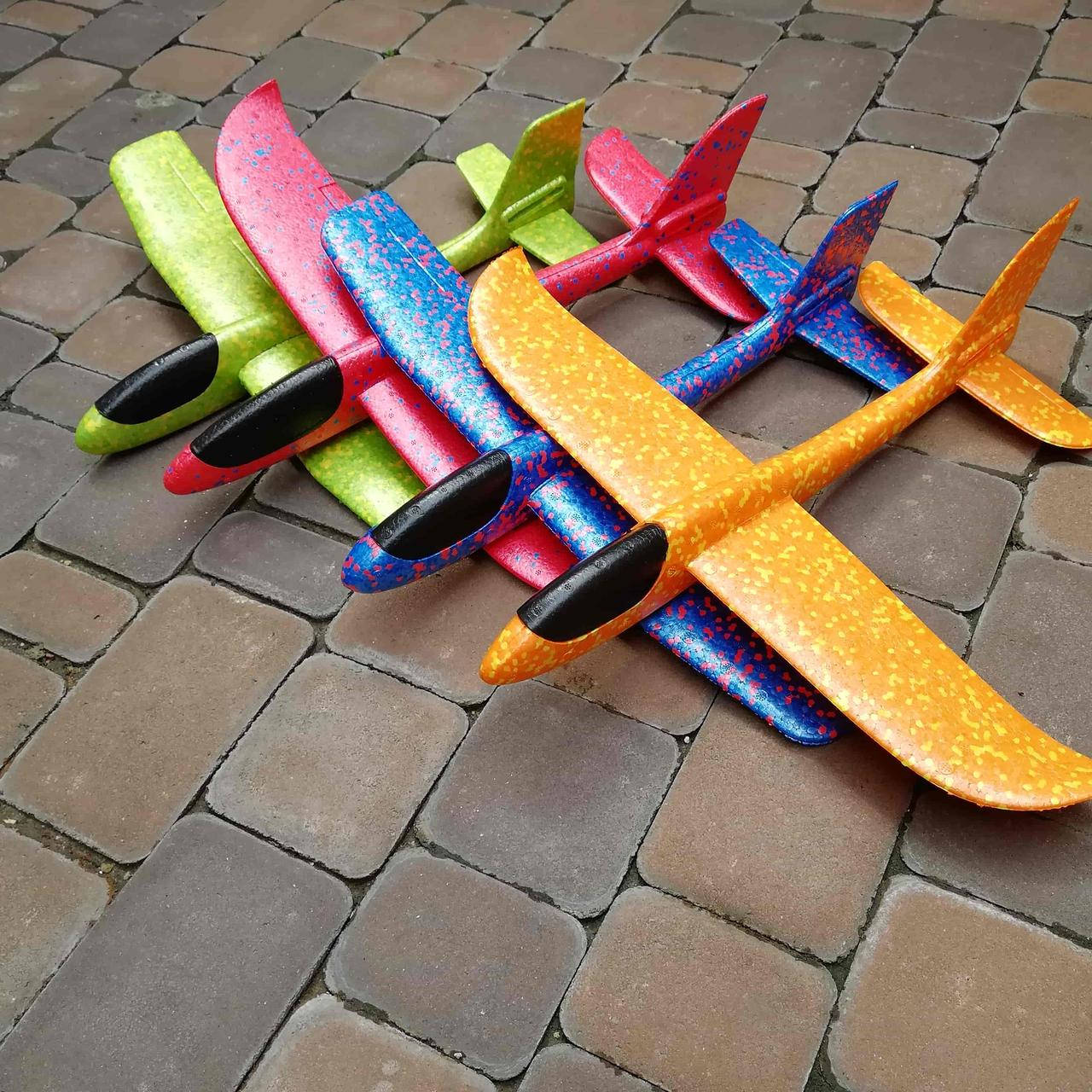 

Пенопластовый самолет планер трюкач на дальнее расстояние 48см!