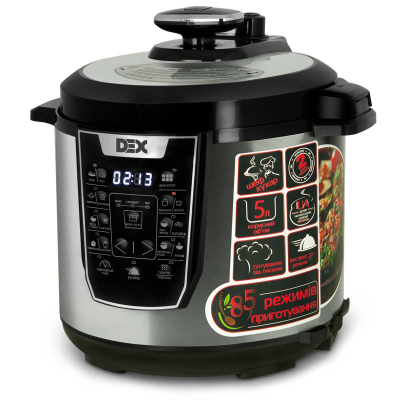 

Мультиварка-скороварка DEX DPC-60 (85 режимов, Шеф-повар)