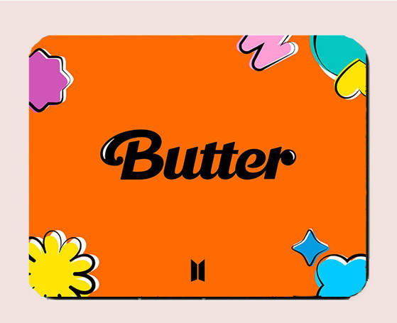 

Коврик для мыши BTS ARMY Butter 19*23 см (k137)
