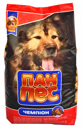 

Корм ПАН ПЕС ЧЕМПИОН 25% белка для собак 10кг