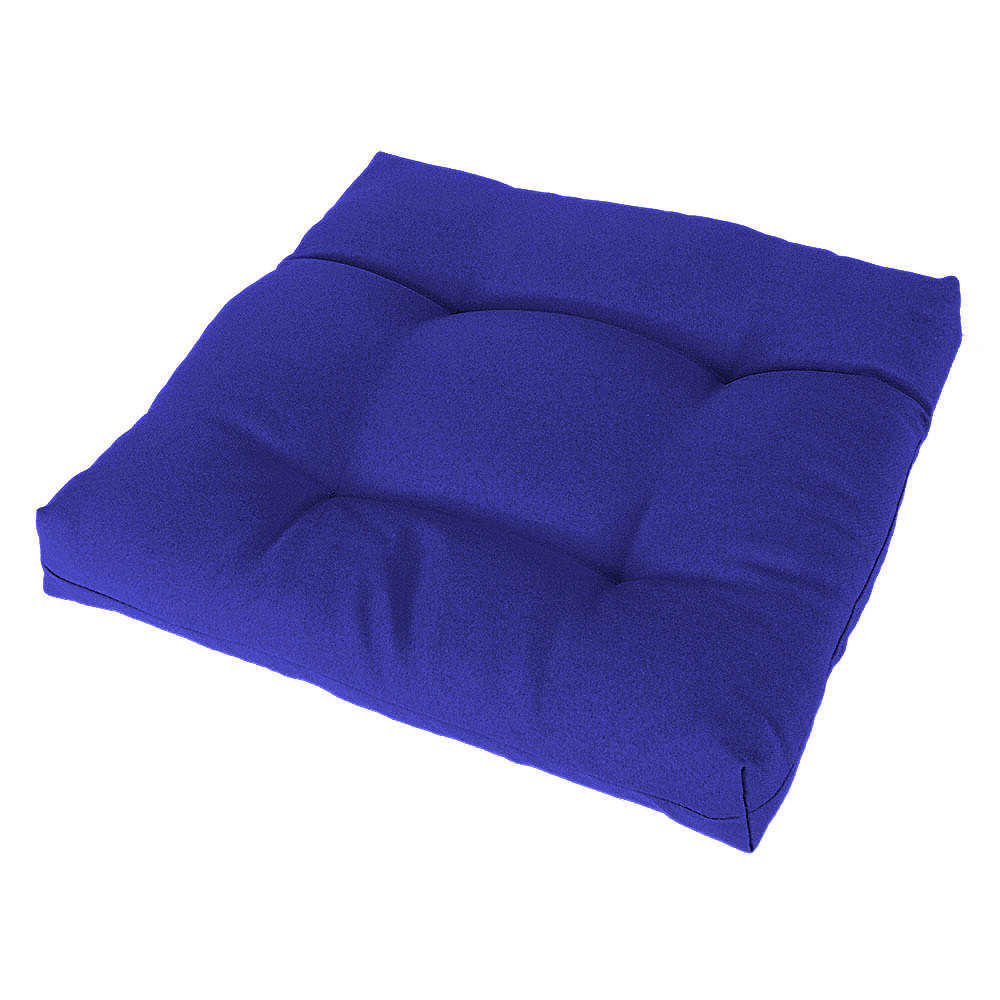 

Подушка на стул мягкая квадратная Color mini 35x35x5 см Бежевый синий