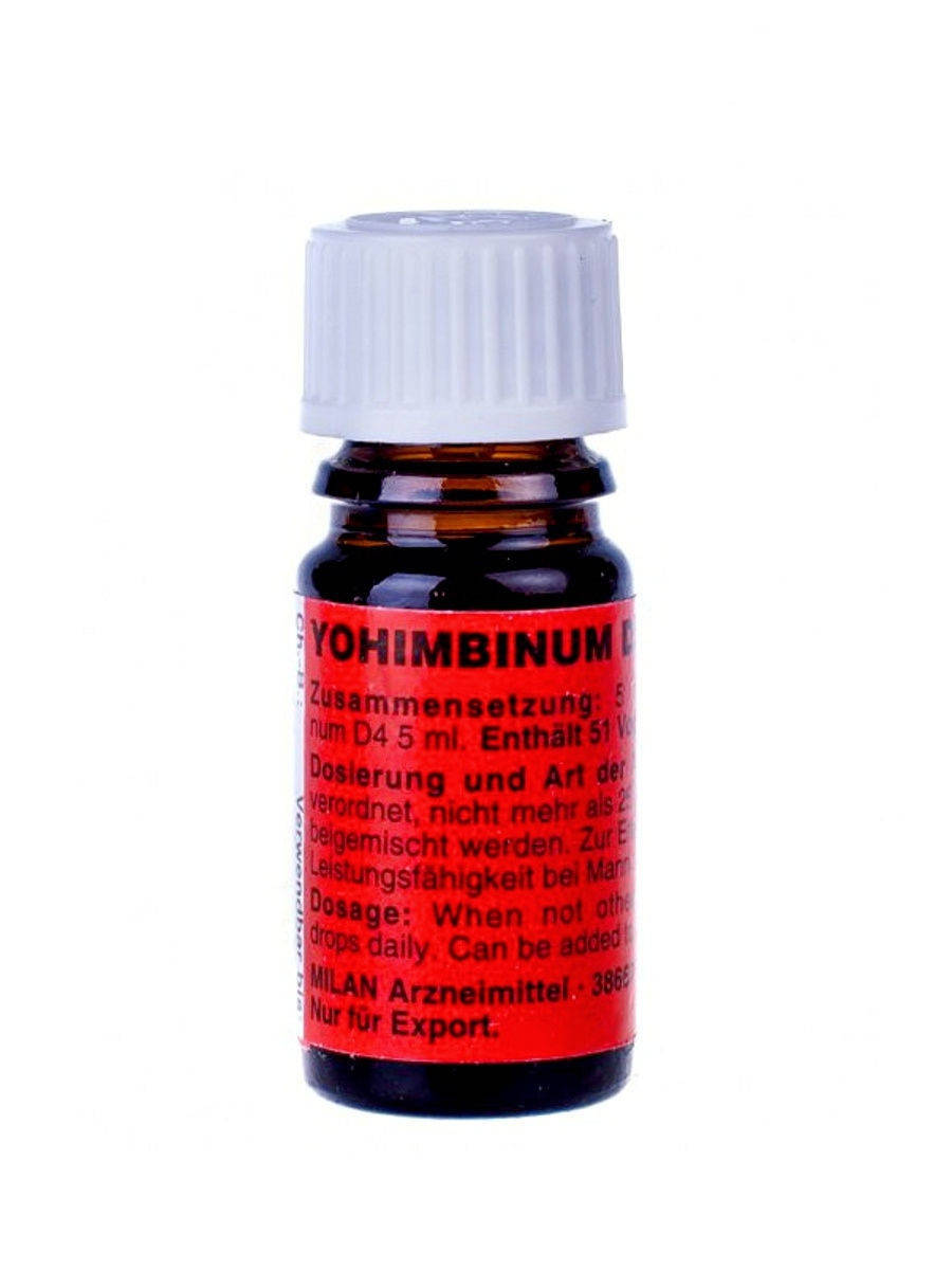 

Возбуждающие капли для двоих, Milan Yohimbinum D4, 5 мл