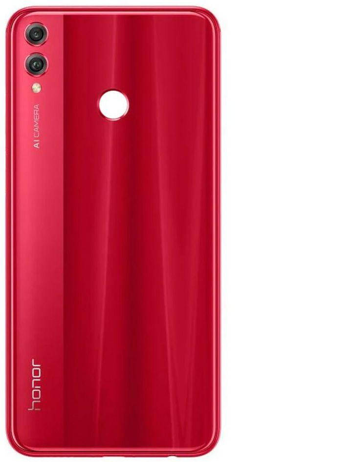 

Задняя крышка корпуса Huawei Honor 8X со стеклом камеры Red, Красный