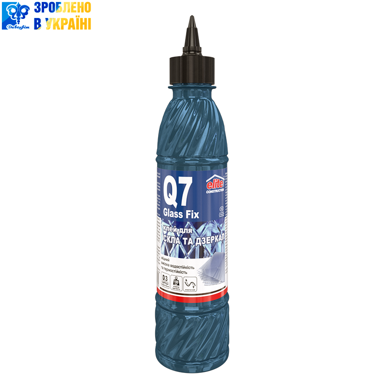 

Клей для стекла и зеркал Glass Fix Q7 0,25 л Elite Construction, Белый