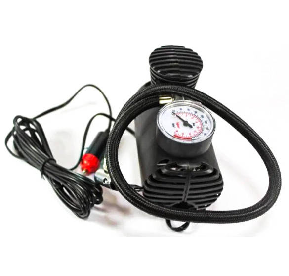 

Автомобильный компрессор авто насос от прикуривателя 12в Air Compressor черный