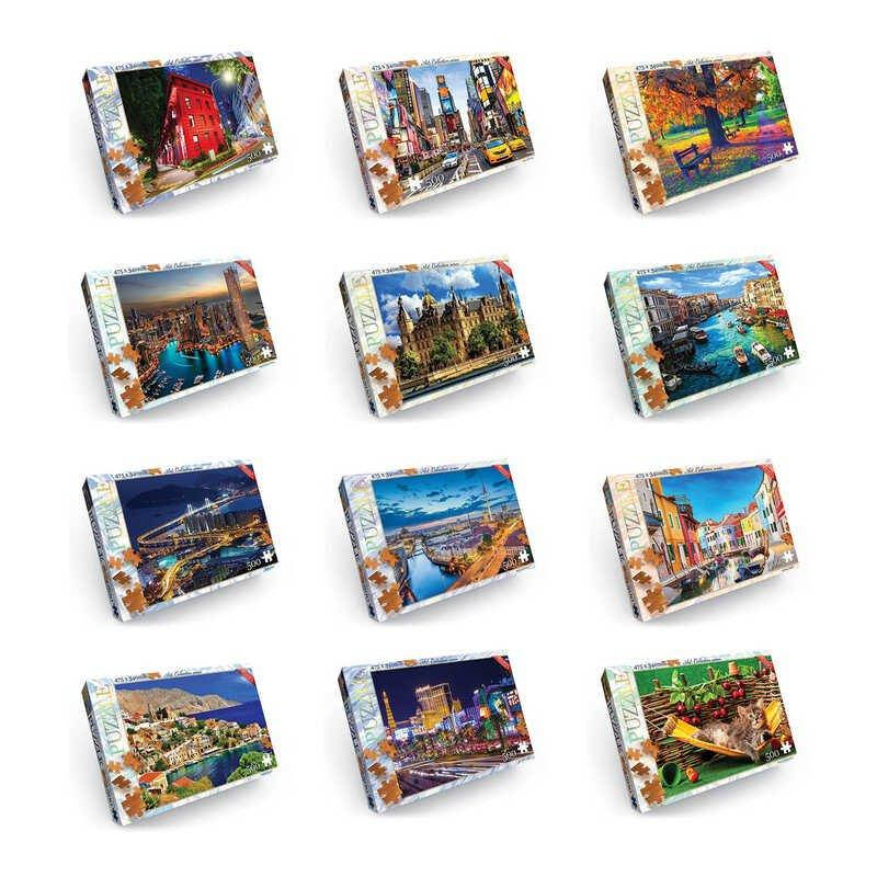 

Пазлы 500эл. C500-11-01 02 03...12 (12) ВЫДАЁТСЯ ТОЛЬКО МИКС ВИДОВ, "Danko Toys"