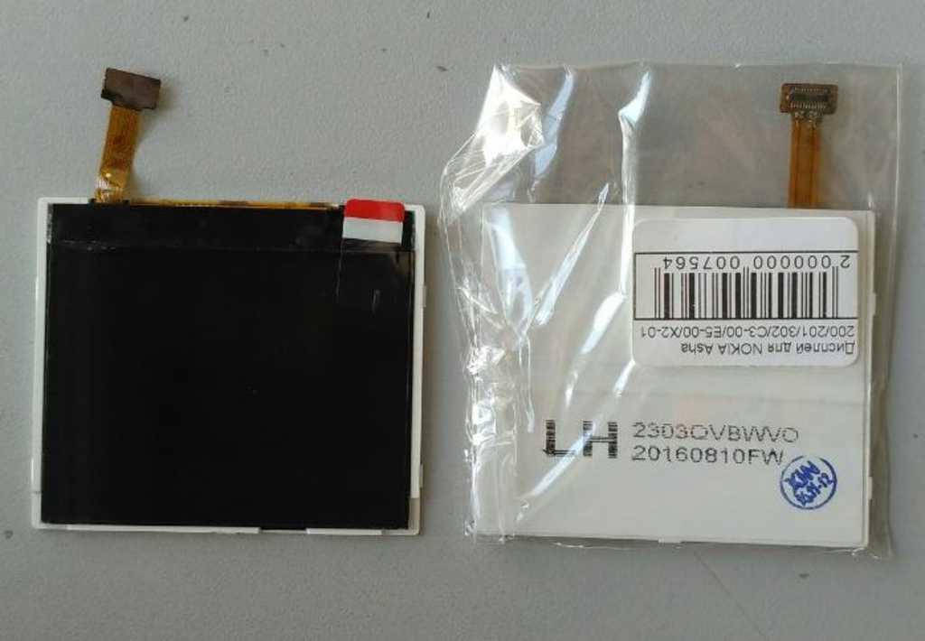 

Дисплей для NOKIA C3-00/E5-00/X2-01/Asha 200/Asha 201/Asha 205/Asha 210/Asha 302