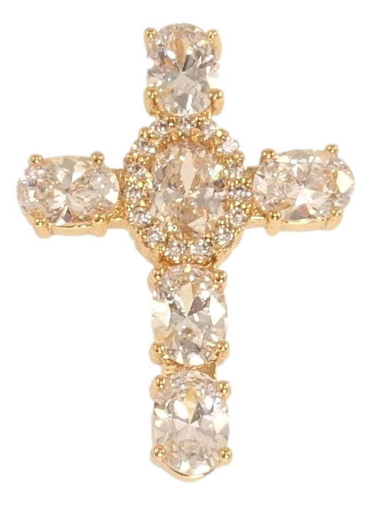 

Кулон Xuping Позолота 18K "Декоративный Крест с цирконием"