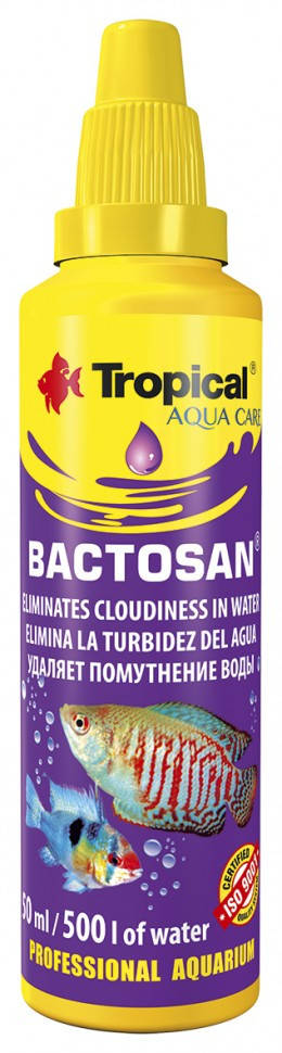

Средство для осветления аквариумной воды Tropical Bactosan 50мл