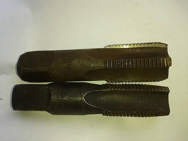 

Метчик трубный дюймовый G1/2, полдюйма, к-т