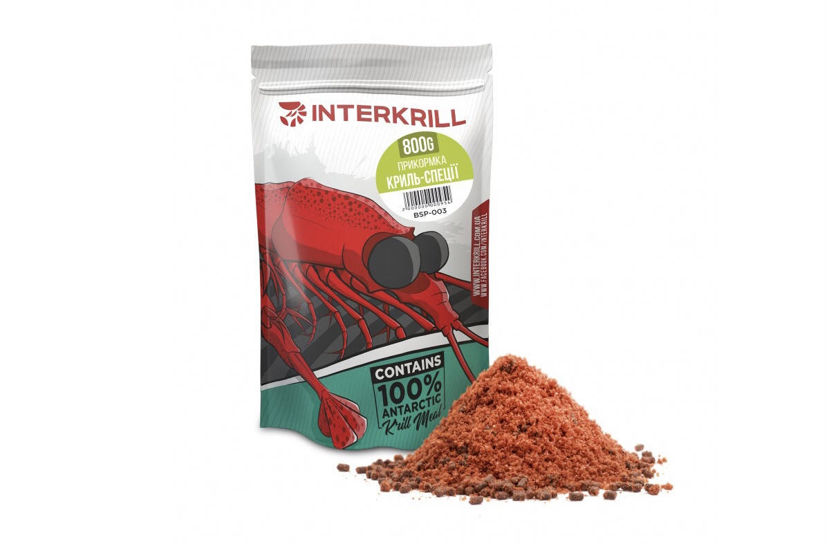 

Прикормка Interkill 800г Криль-специи