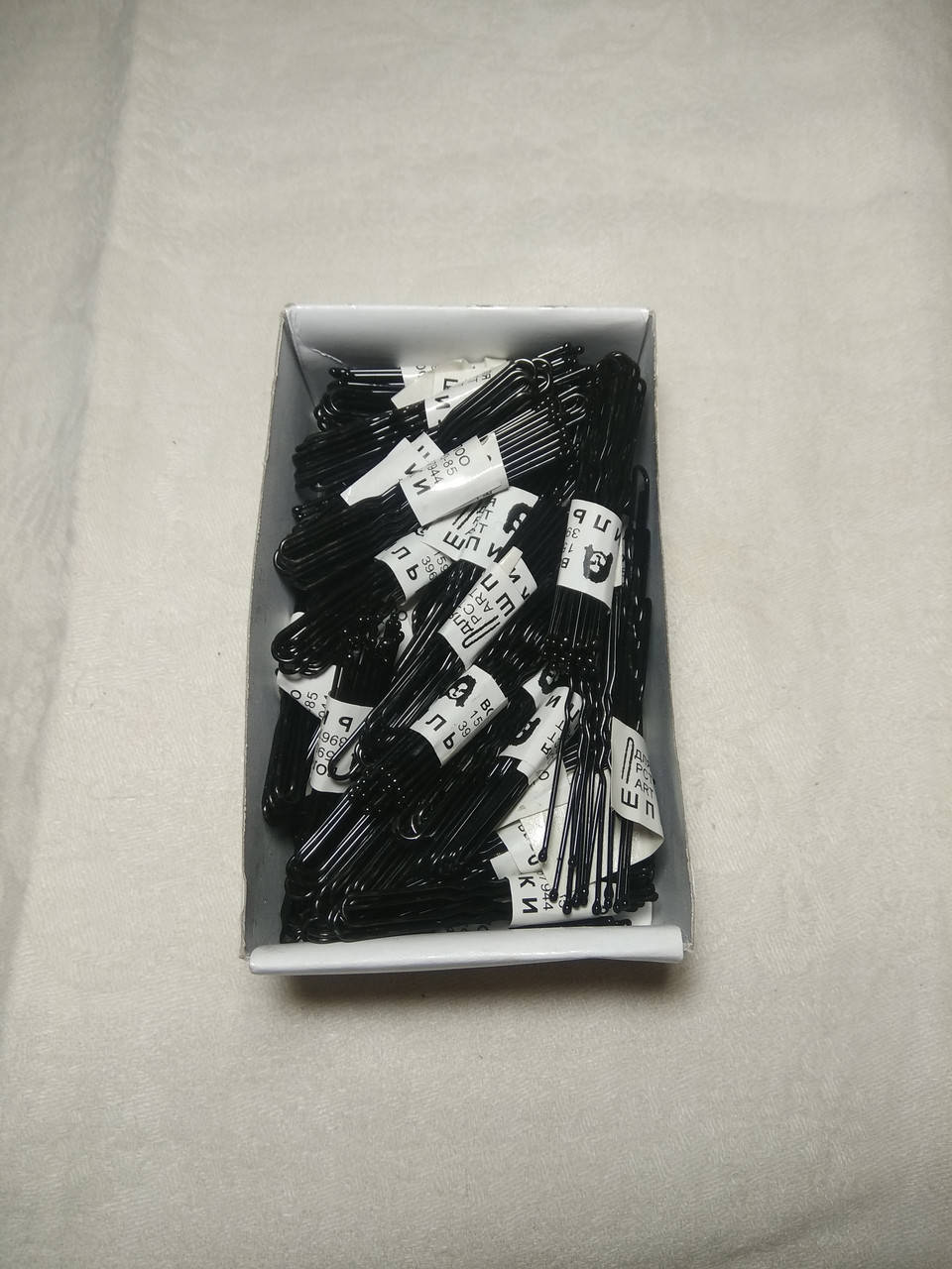 

Шпильки для волос черные 50мм, Черный