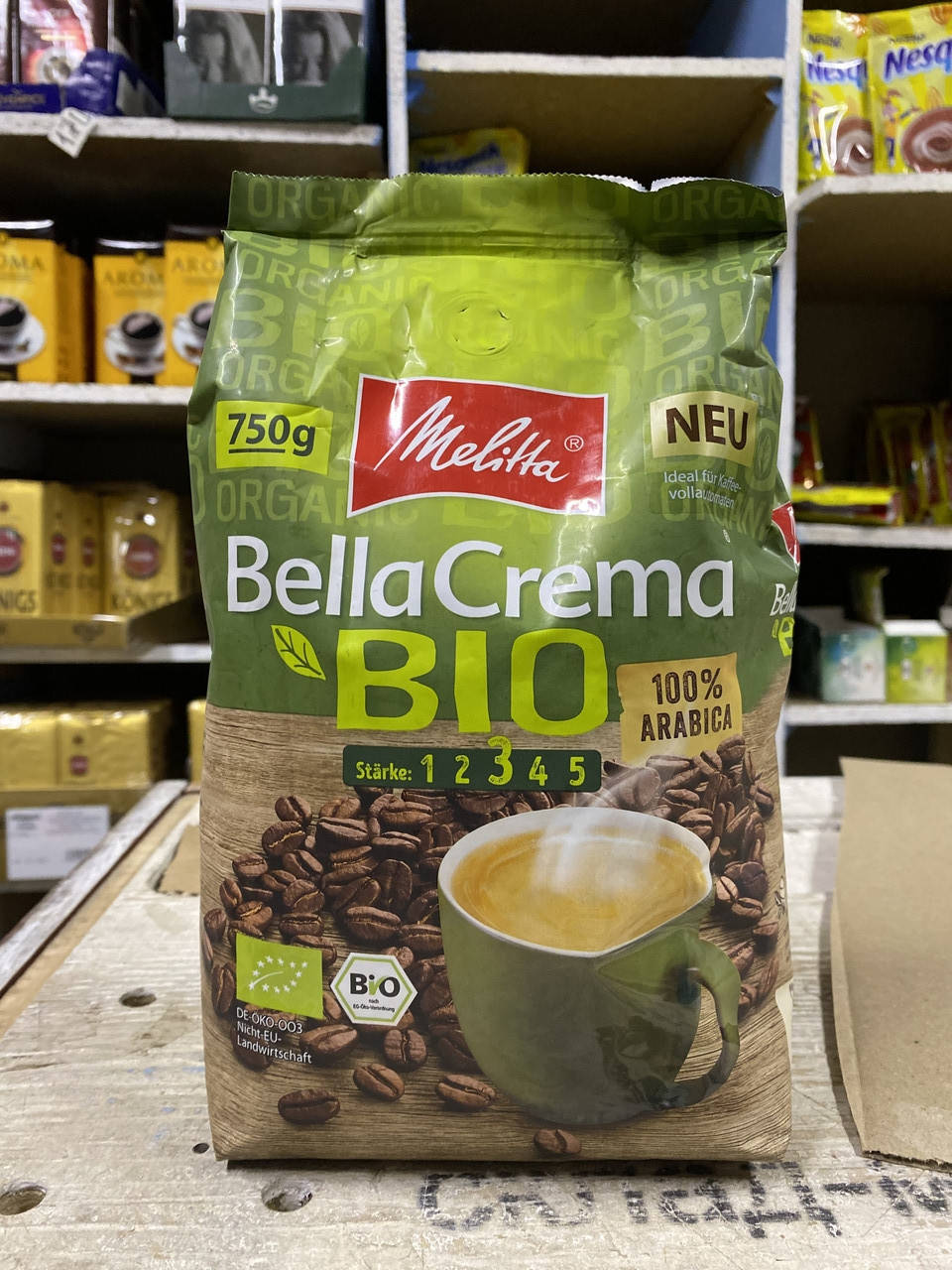 

Кава MELITTA BellaCrema BIO 100% Arabika в зернах 750 г