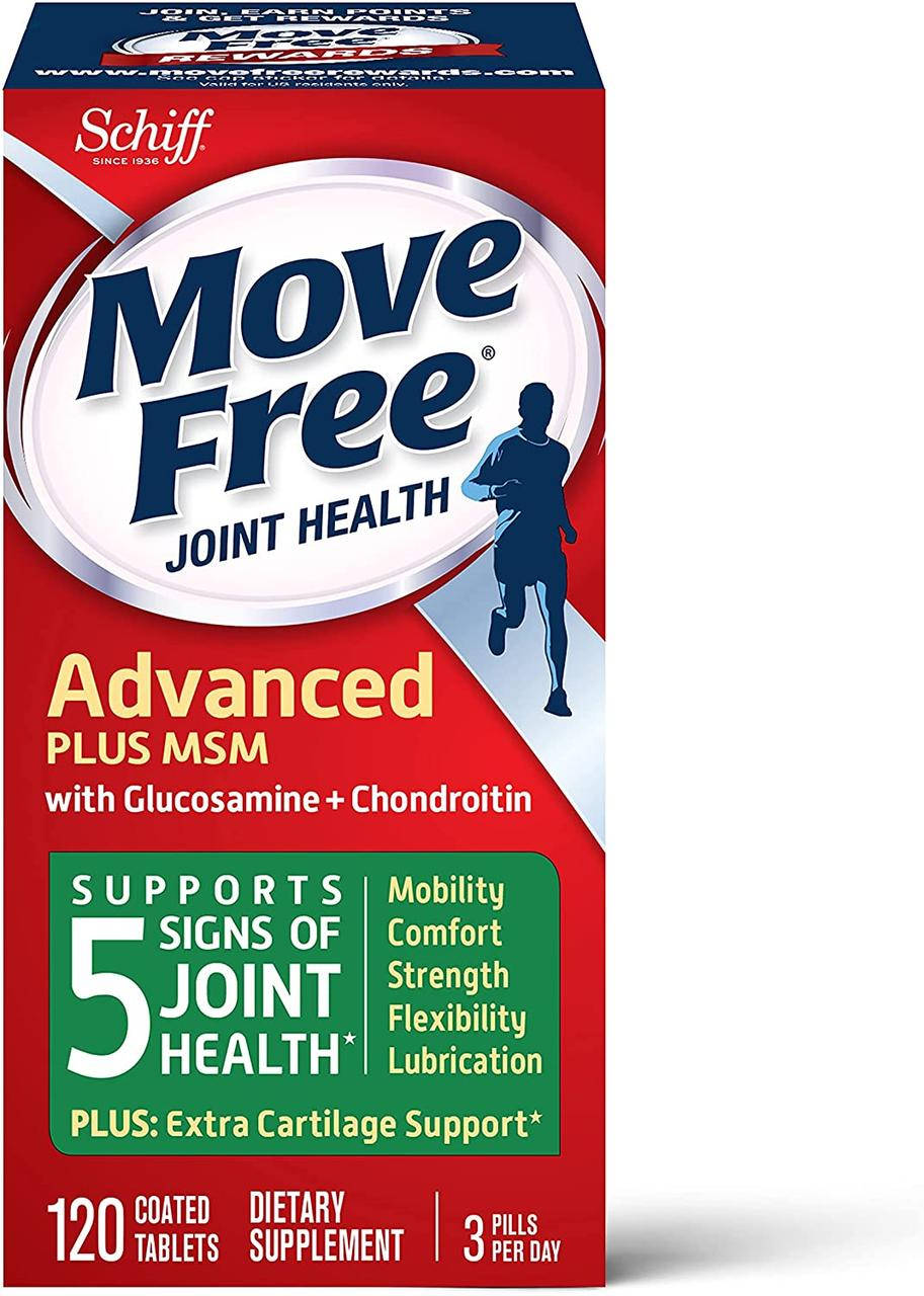 

Хондропротектор Schiff Move Free Advanced plus MSM 120 таблеток (4384303751)