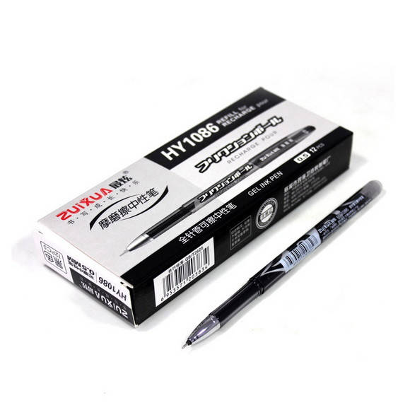 

Ручка "пишет-стирает" HY-1086 черная