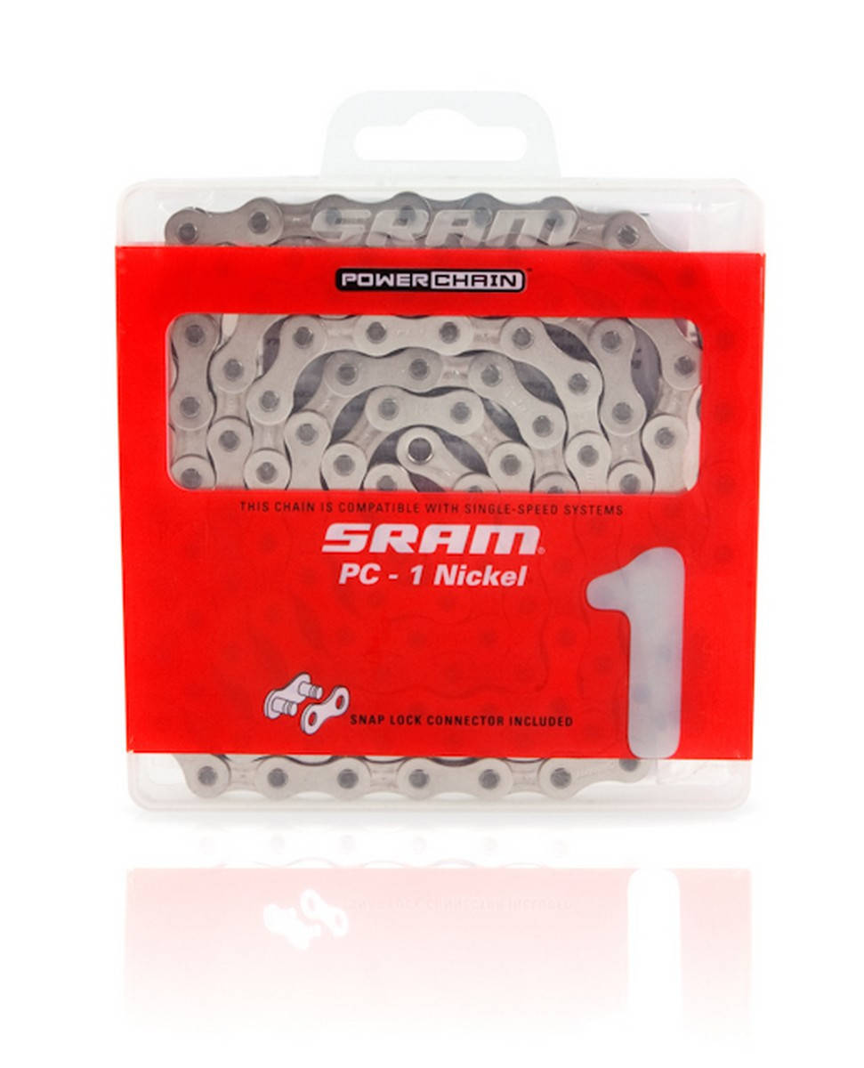 

Ланцюг Sram PC-1 NICKEL Single-speed 114 ланок + замок SnapLock