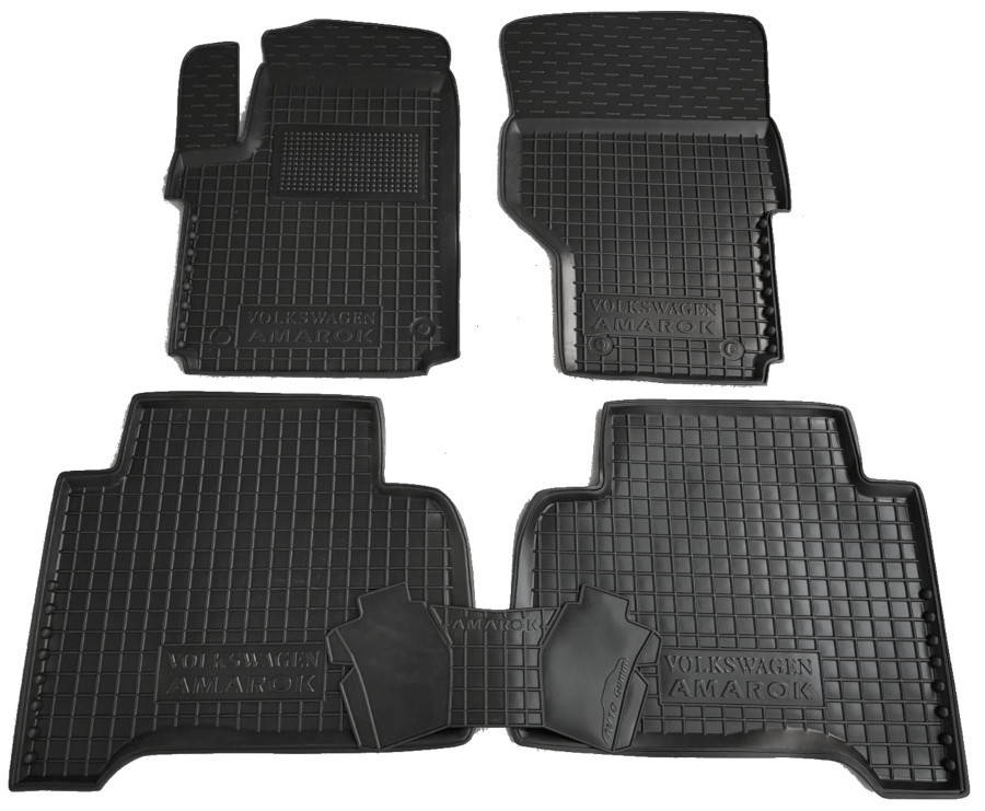 

Полиуретановые коврики в салон Volkswagen Amarok 2010->, 5 шт. (Avto-Gumm), Черный