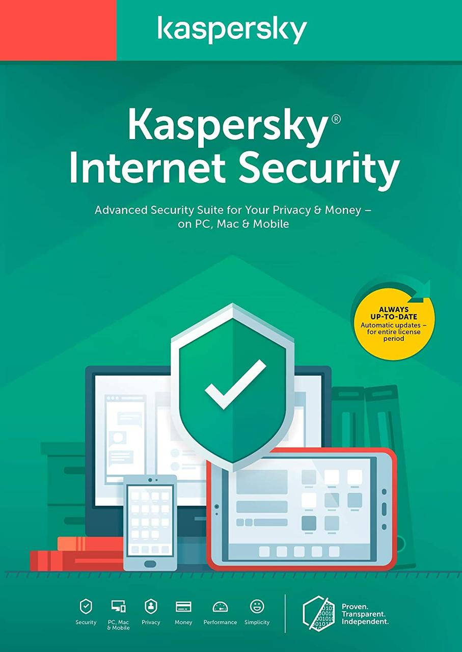 

Kaspersky Internet Security 1 устройство на 1 год (Лицензионный ключ)