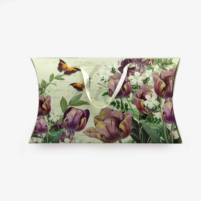 

Пакет подарочный "Flowers" (350-9, 1/600/12, 44*25см)