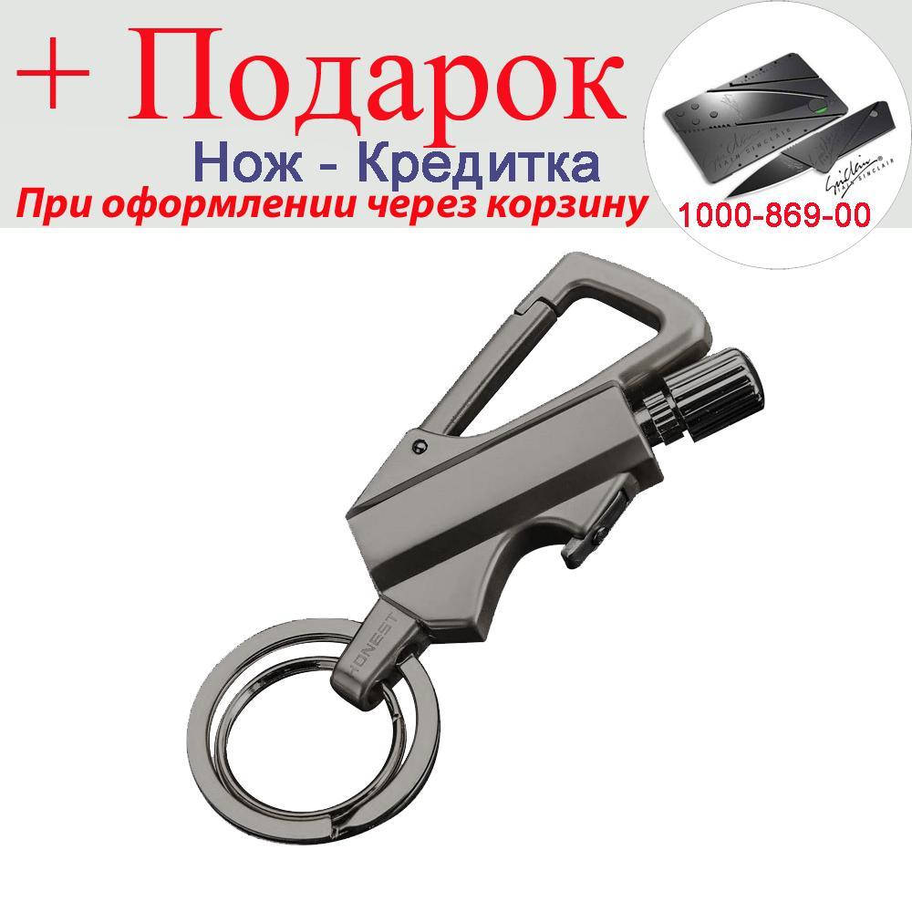 

Кресало кресало вічна сірник запальничка брелок карабін відкривачка Чорний