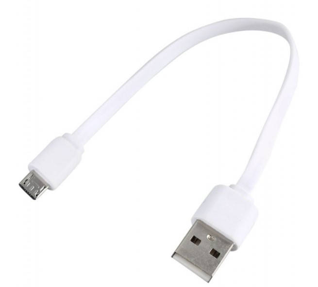 

Кабель USB micro плоский 0,1м
