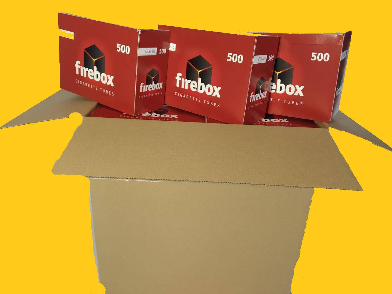 

Гильзы для набивки сигарет FireBox 10000 шт. / Ящик