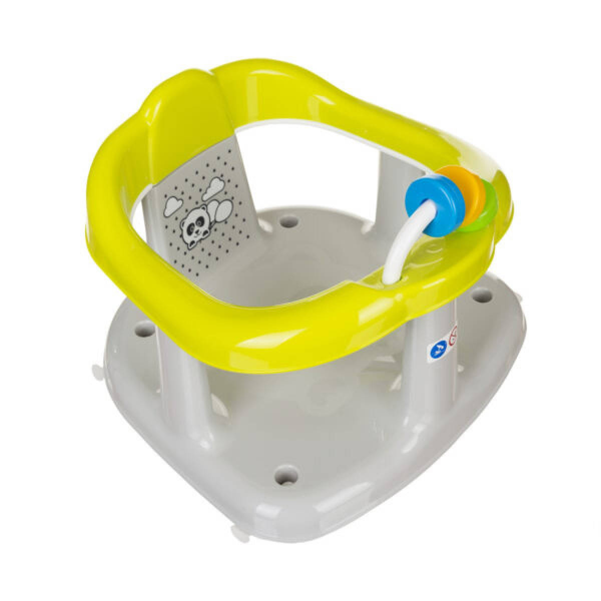 

Креслице для купания Maltex Panda серый / зеленый