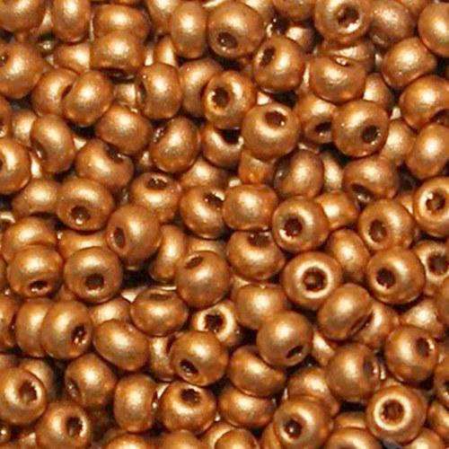 

Чешский бисер Preciosa 10/0 № 01770, медный металлизированный 50 грамм