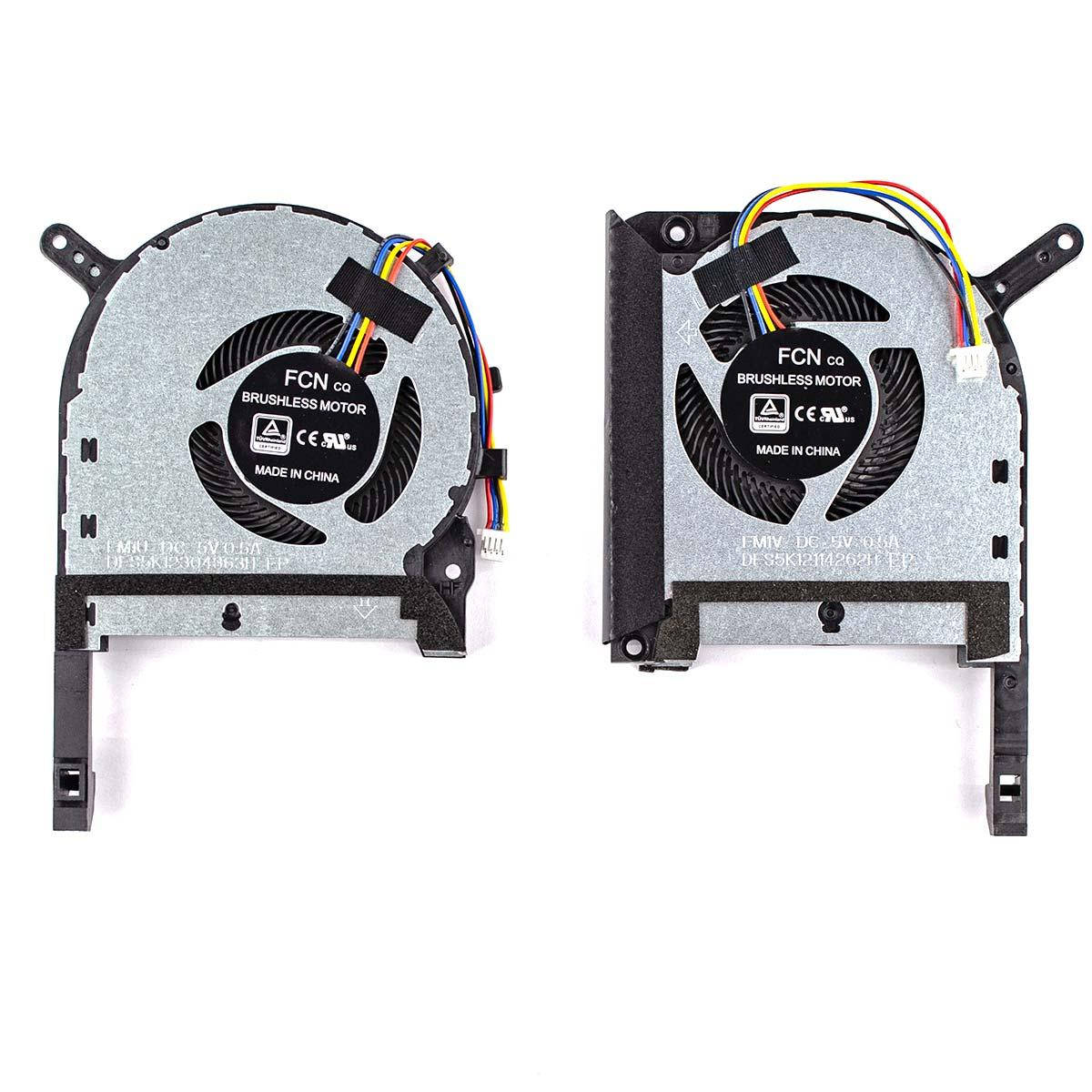 

Вентиляторы для Asus FX505 FX506 FX705 FX706, (5 вольт, 13NR00S0M09011 DFS5K12114262H 1323-01AY0A2,
