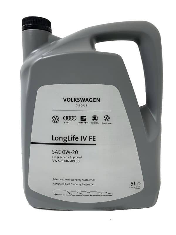 

Моторное масло VAG Longlife IV 0W-20 508.00/509.00 5л (GS60577M4)