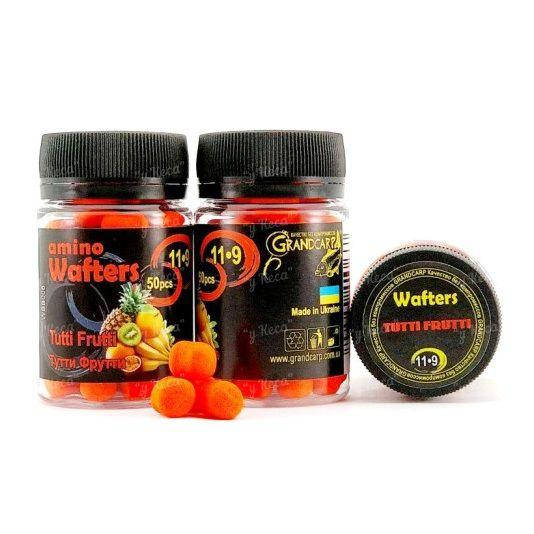 

Бойлы Grandcarp нейтральные Amino Wafters 50шт 11-9мм Тутти-Фрутти "Оригинал"