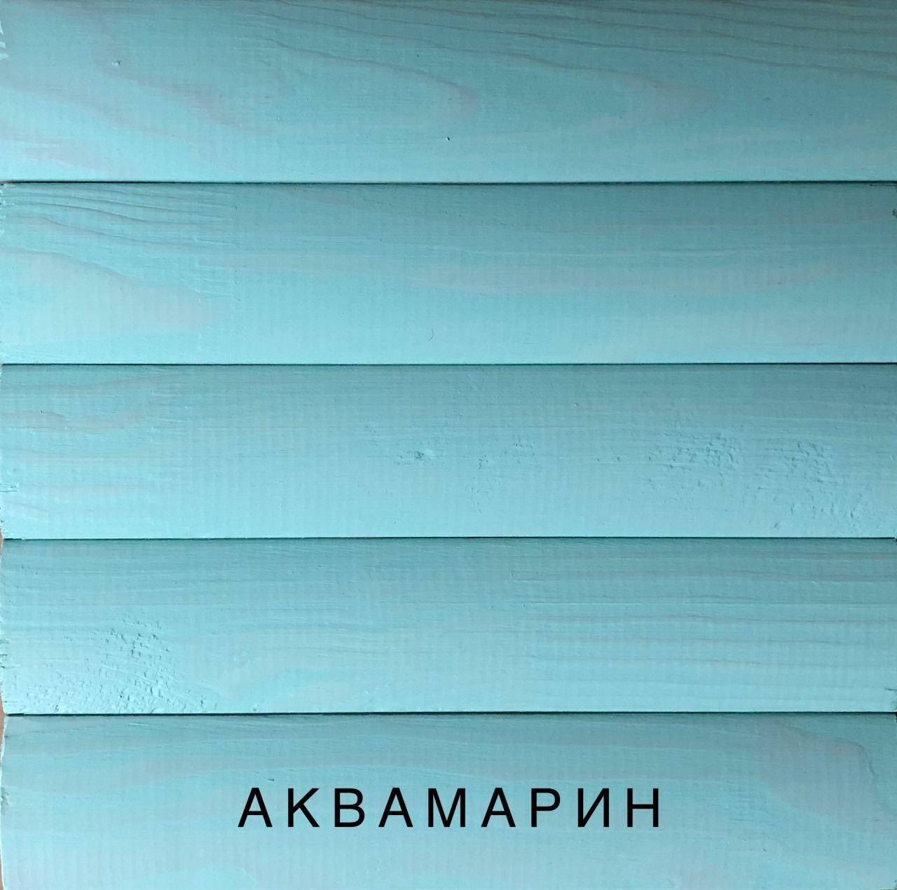 

Краска для дерева на водной основе, Pastel, лазурь, пастельный тон, цвет Аквамарин, 1 л