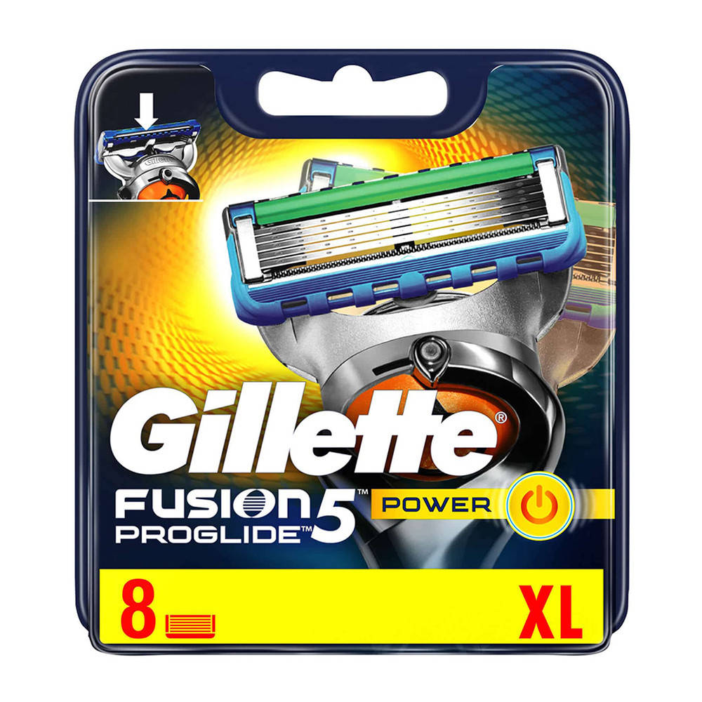 

Сменные картриджи Gillette Fusion Proglide Power 8 шт (7702018263936)